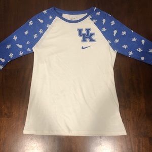 University of Kentucky UK women’s 3/4 sleeve shirt